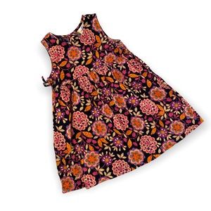 HANNA ANDERSSON corduroy floral dress 90